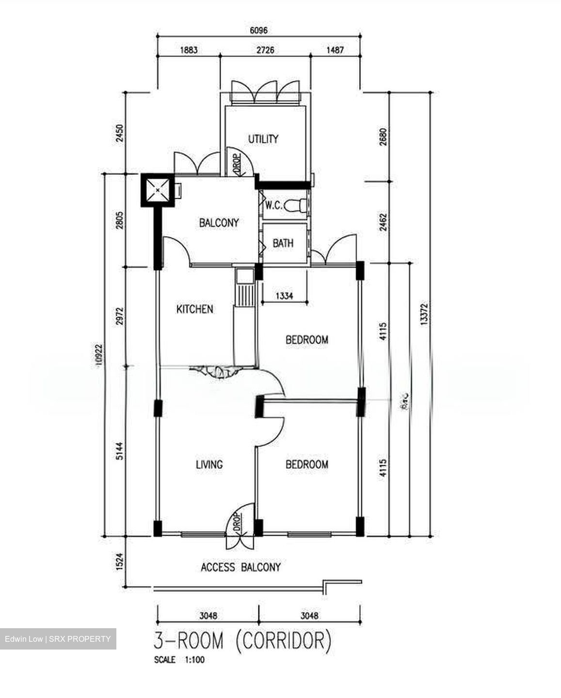 Blk 85B Lorong 4 Toa Payoh (Toa Payoh), HDB 3 Rooms #630663791
